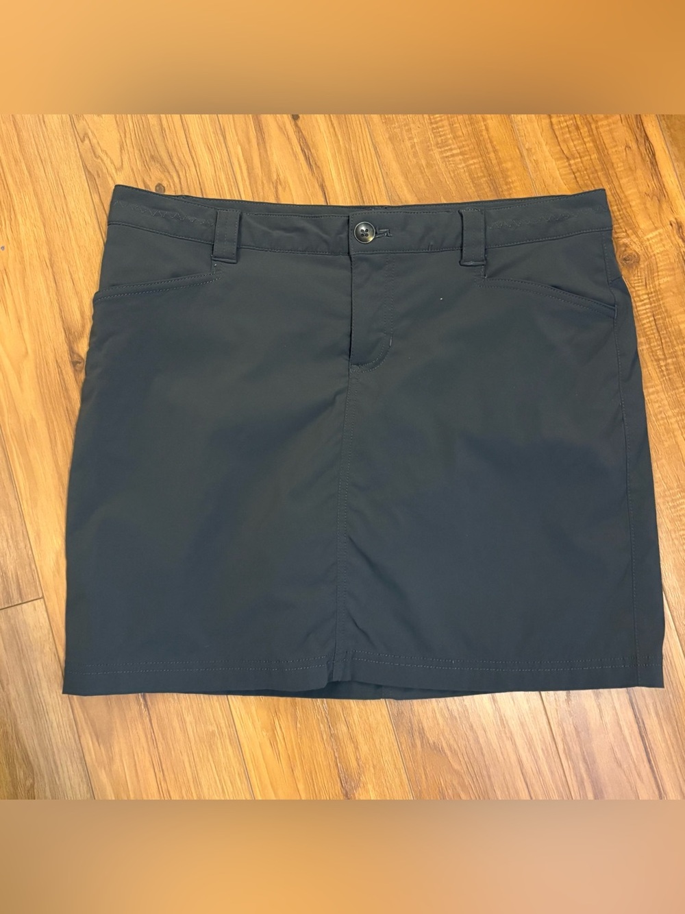 Eddie Bauer Charcoal Gray Athletic Skort Women’s Petite 10 Hiking Golf Travel